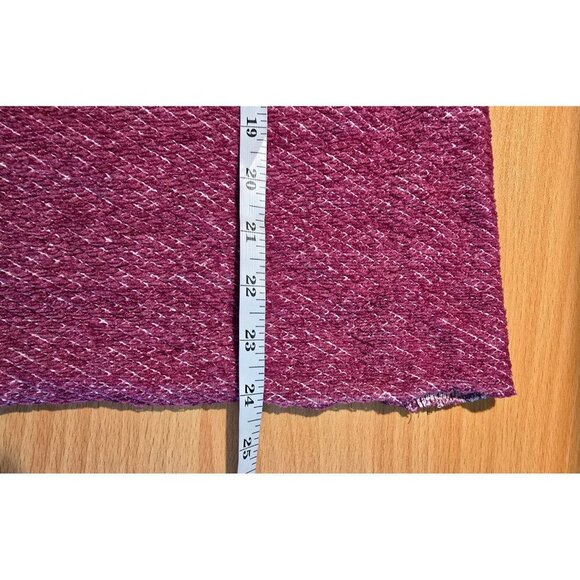 Soft Surroundings Sweater PL Red Cowl Neck Textured Knit Buttons Lagenlook Boho - Picture 7 of 13